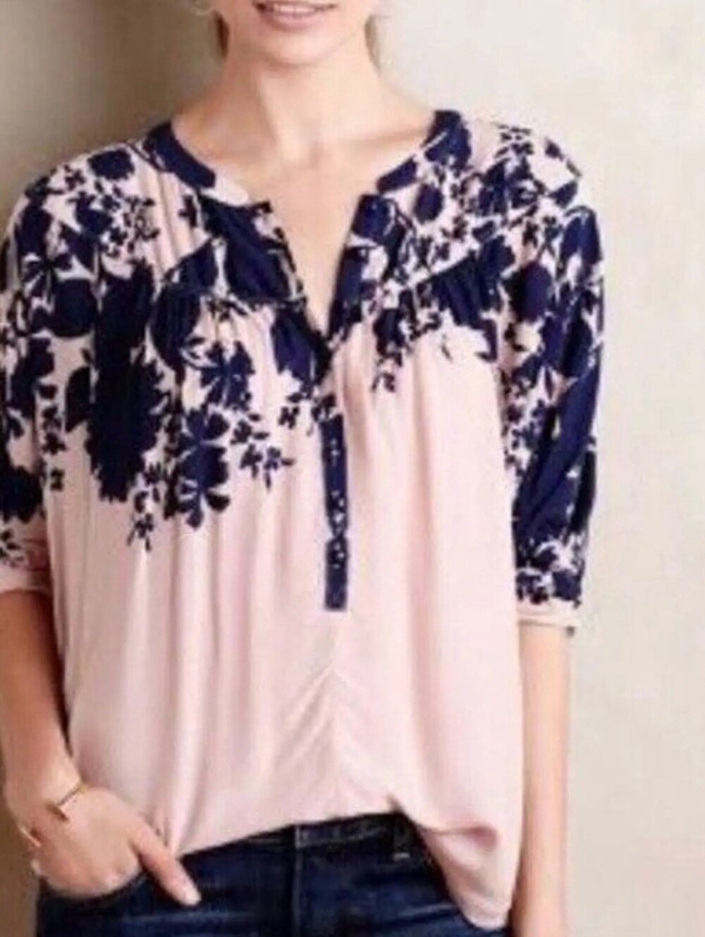 Maeve Linden Blouse Size Small